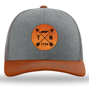 Tennessee State Arrows - Leather Patch Trucker Hat