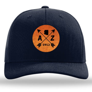 Arizona State Arrows - Leather Patch Trucker Hat