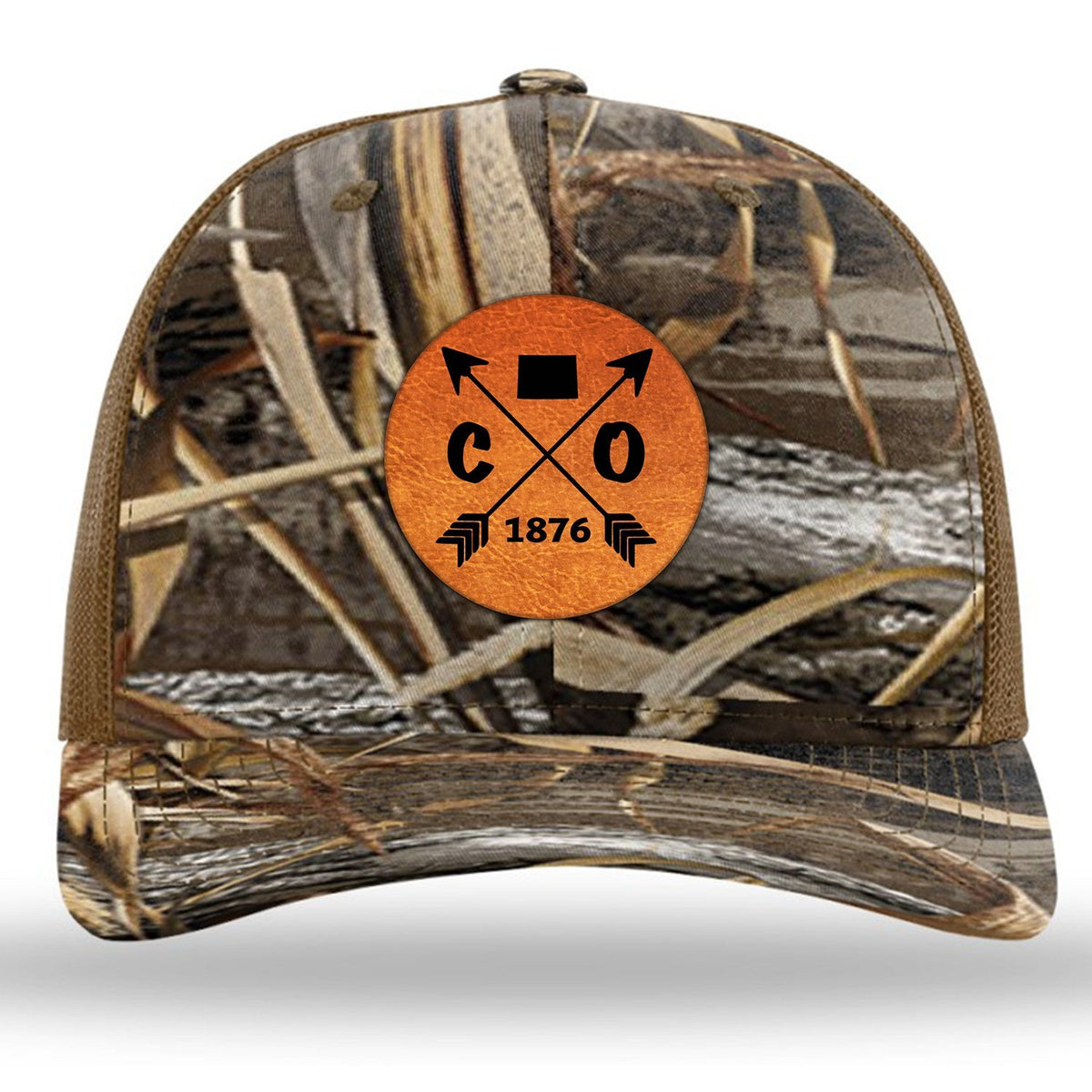 Colorado State Arrows - Leather Patch Trucker Hat