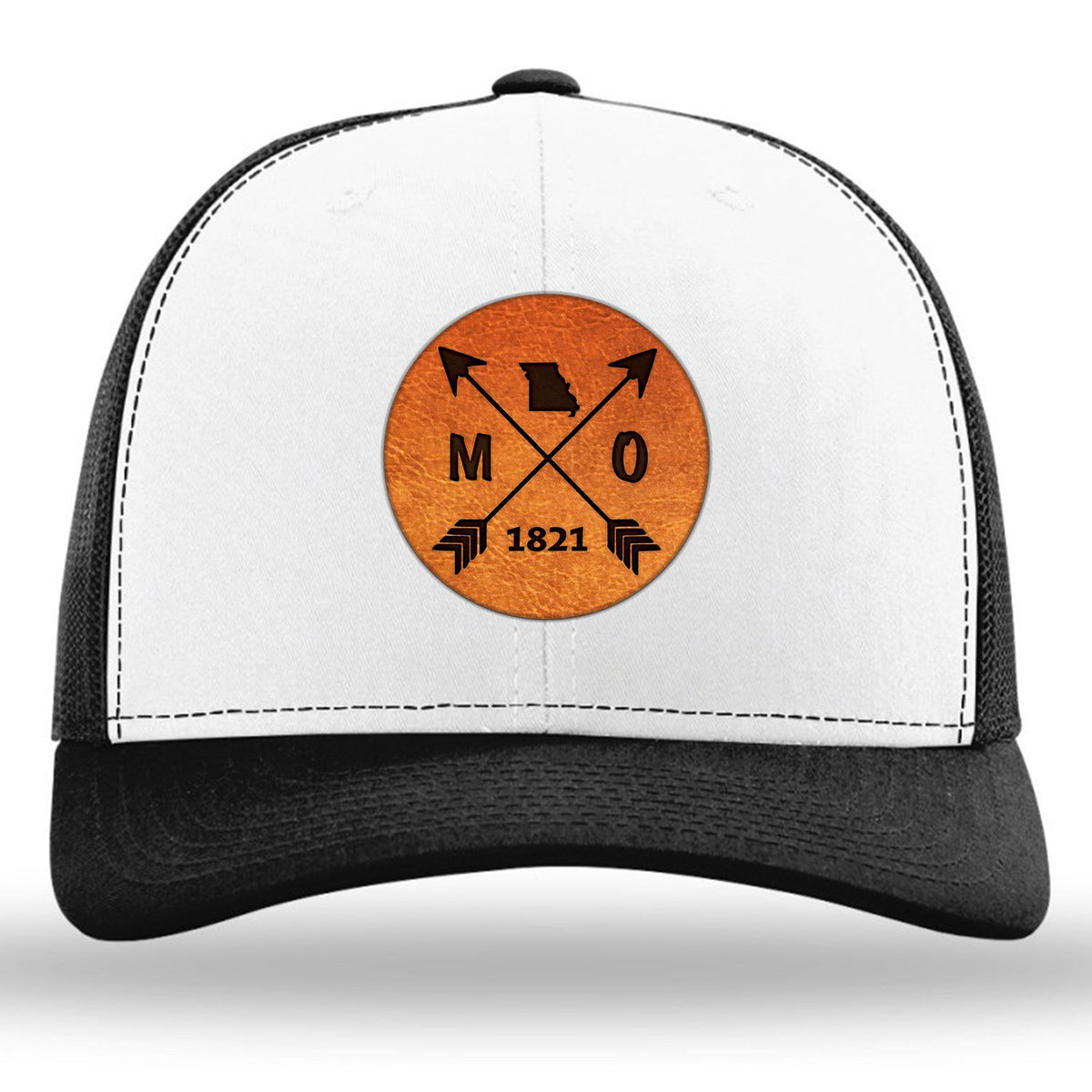 Missouri State Arrows - Leather Patch Trucker Hat