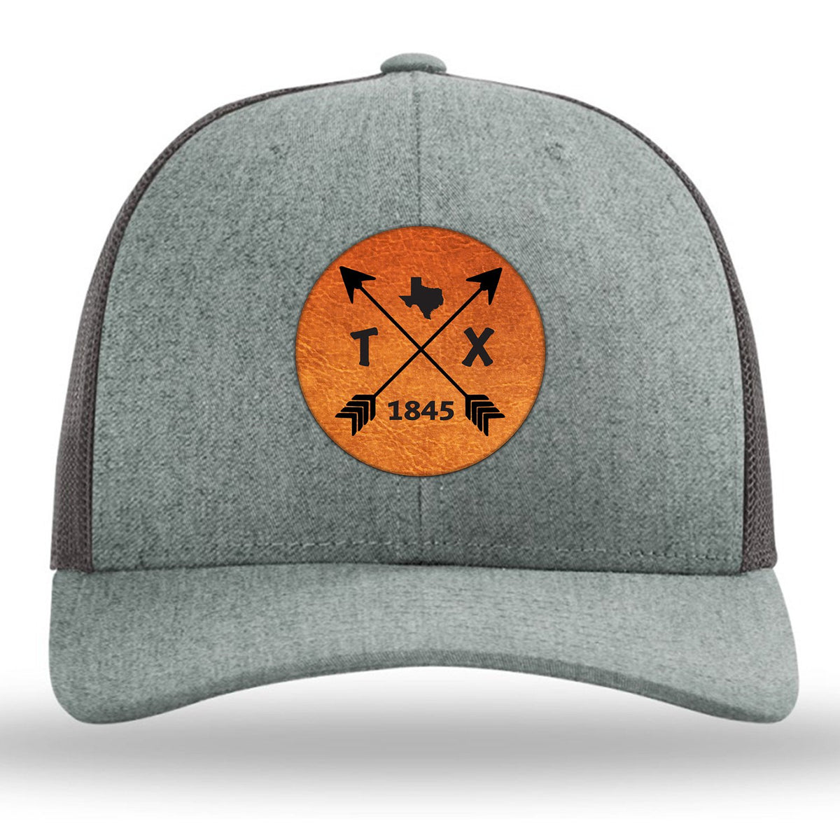 Texas State Arrows - Leather Patch Trucker Hat